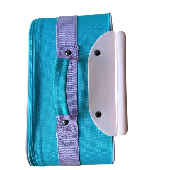 VTG Mattel Toys Barbie Doll Rolling Suitcase - Picture 11 of 12